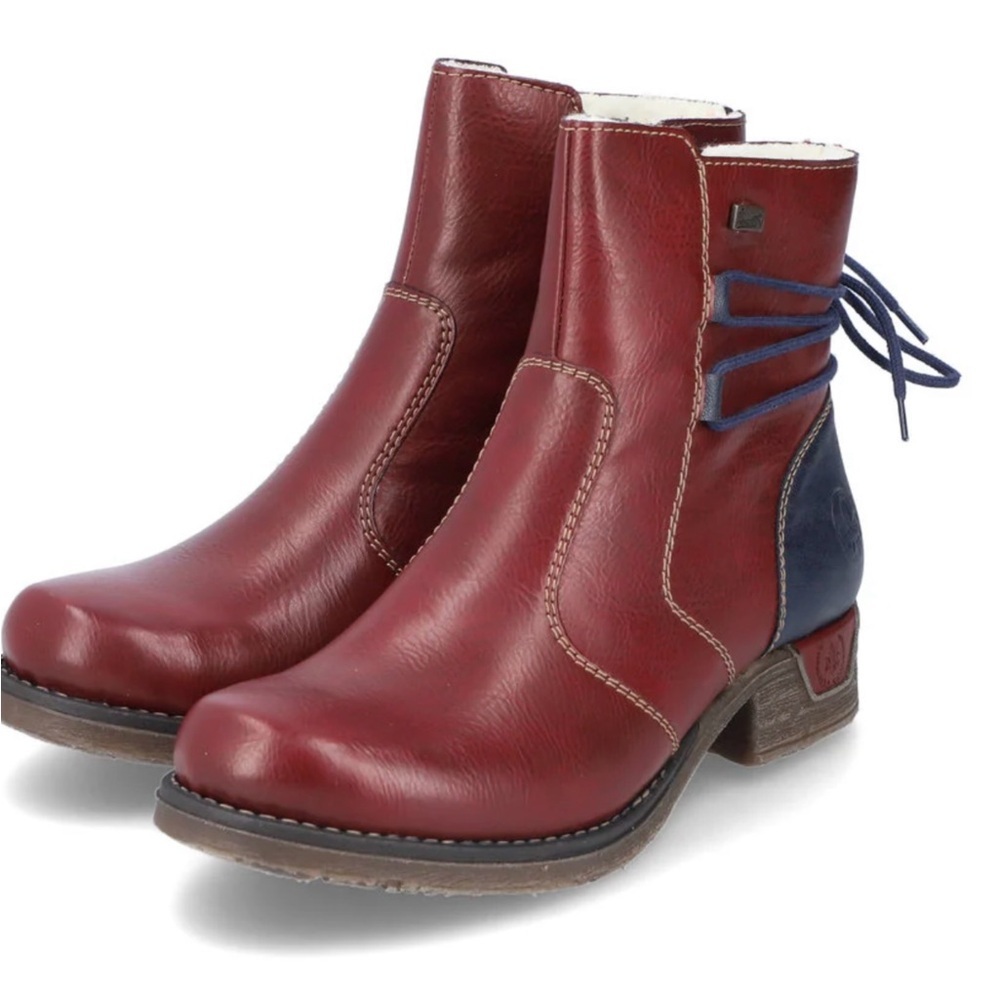 Rieker 79692 womens lined boots size 12